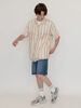 キャンプシャツ SUMMER CEDAR STRIPE